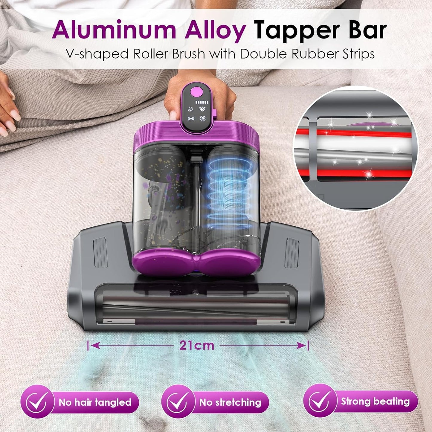 Mattress Vacuum Cleaner removes dust