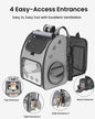 Portable Backpack for Pets breathable mesh