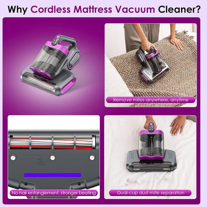 Mattress Vacuum Cleaner removes dust