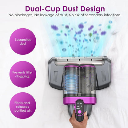 Mattress Vacuum Cleaner removes dust