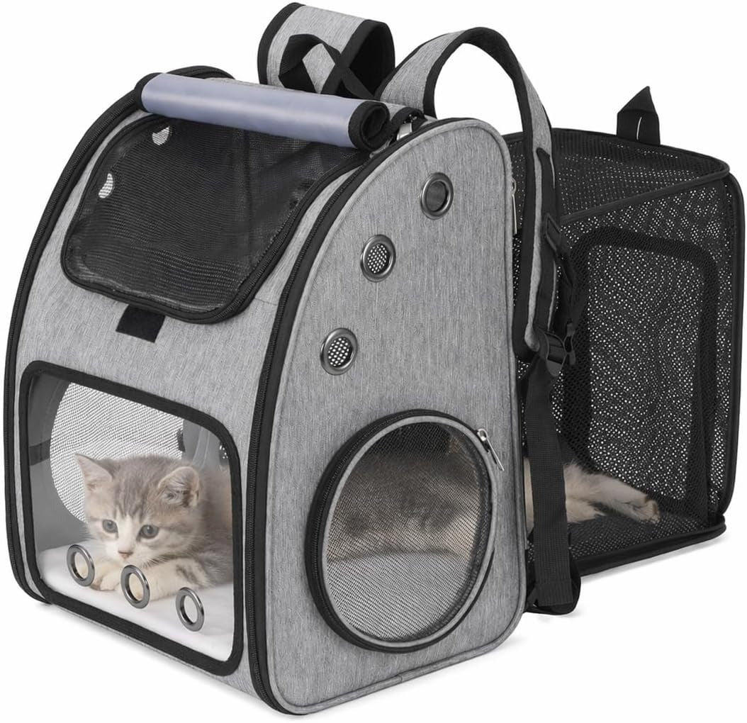 Portable Backpack for Pets breathable mesh