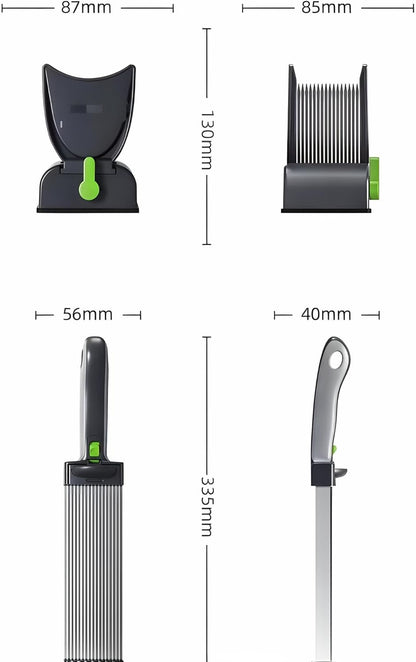 ONCE FOR ALL Fresh Meat Slicer Cleaver Kitchen Knife Set For Meat Slicing Shredding, Manual Jerky Cutter Food Slicer For Beef Pork Mutton For Home Cooking BBQ Hot Pot