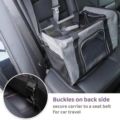 Dog Carrier Bag With Thick Cotton Cushion