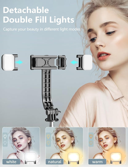 5 in 1 Vlogging Kit with Light MicrophoneTripod
