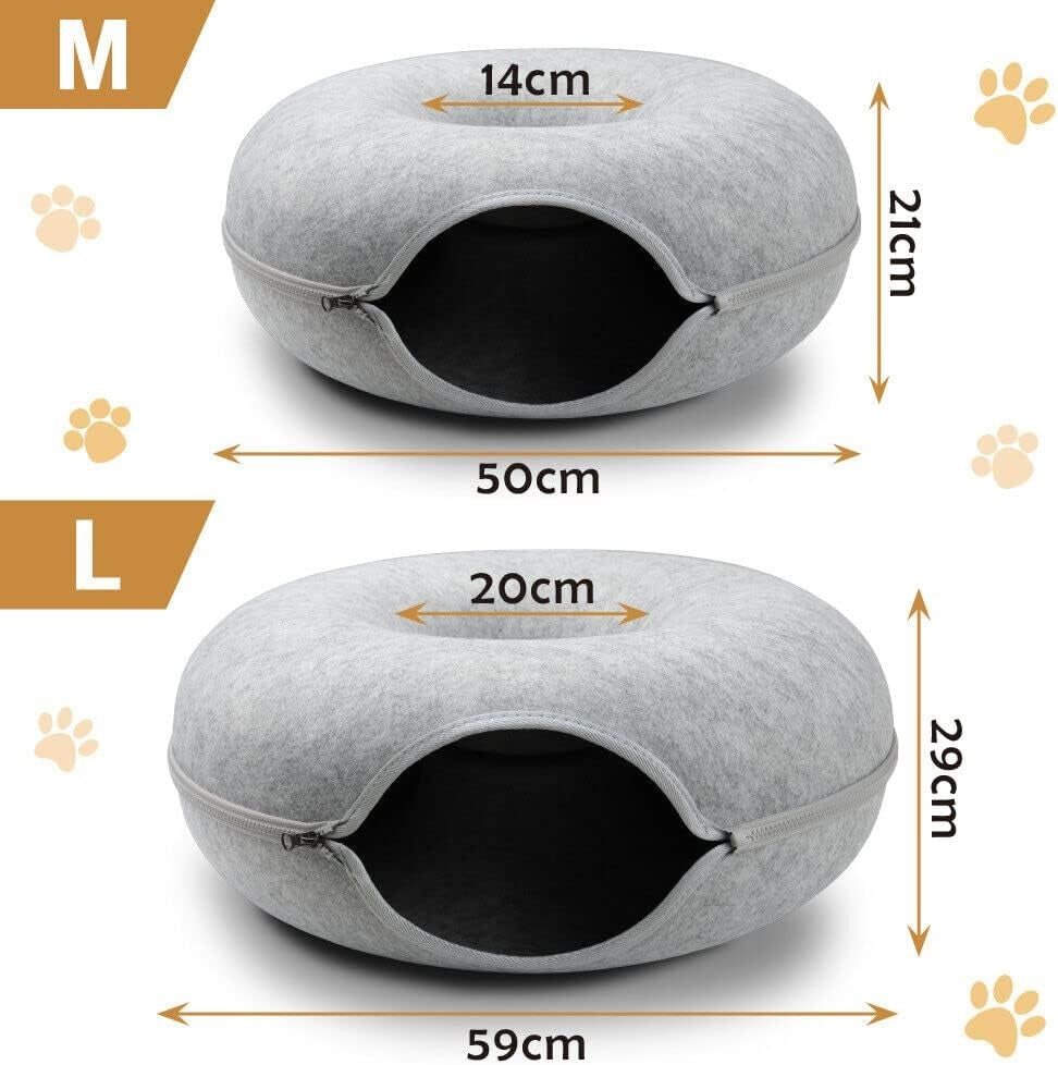 Cat Donut Tunnel Bed sturdy design