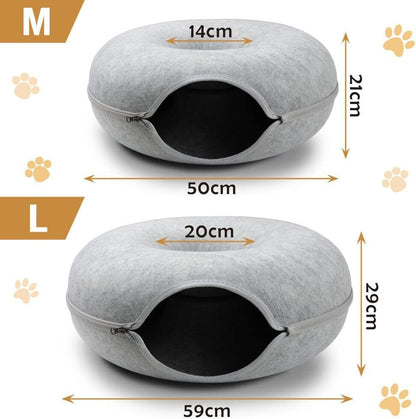 Cat Donut Tunnel Bed sturdy design