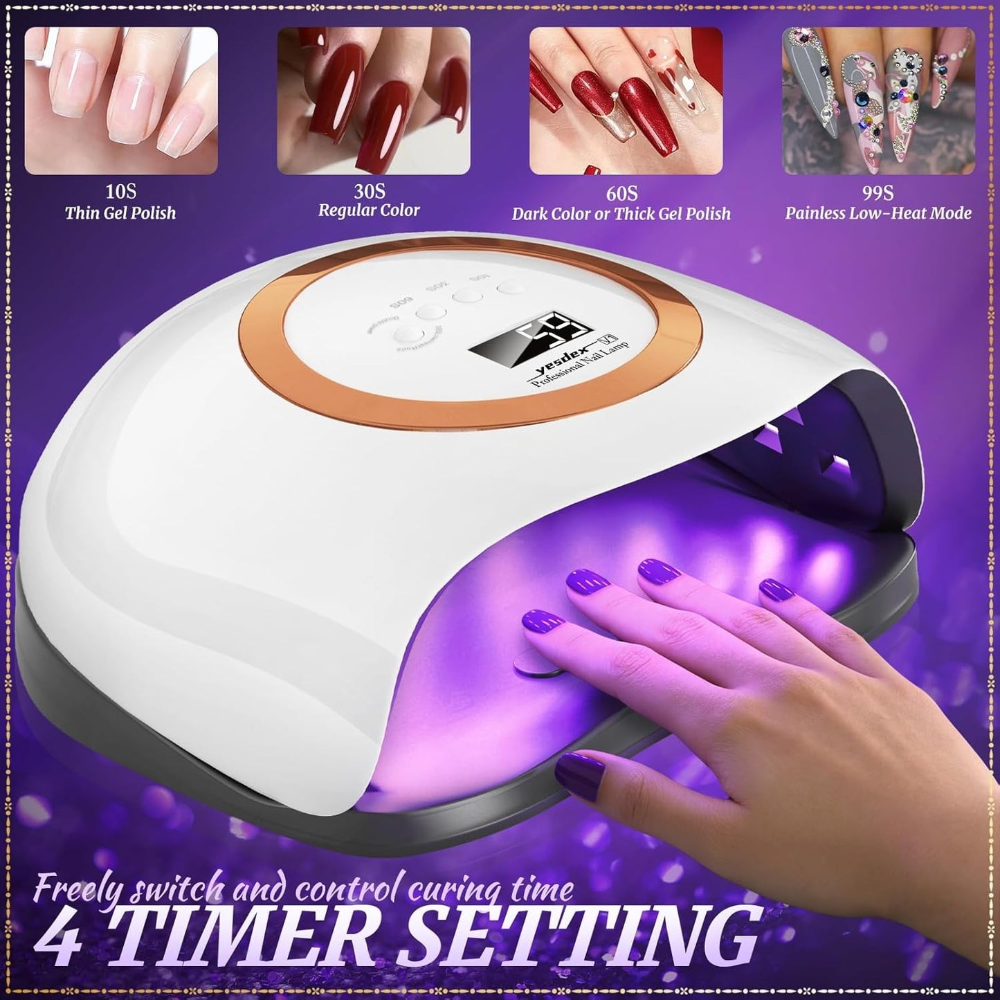 UV LED Nail Manicure Tool promotes healthy nail