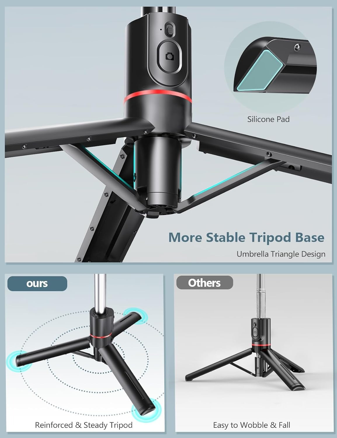 5 in 1 Vlogging Kit with Light MicrophoneTripod