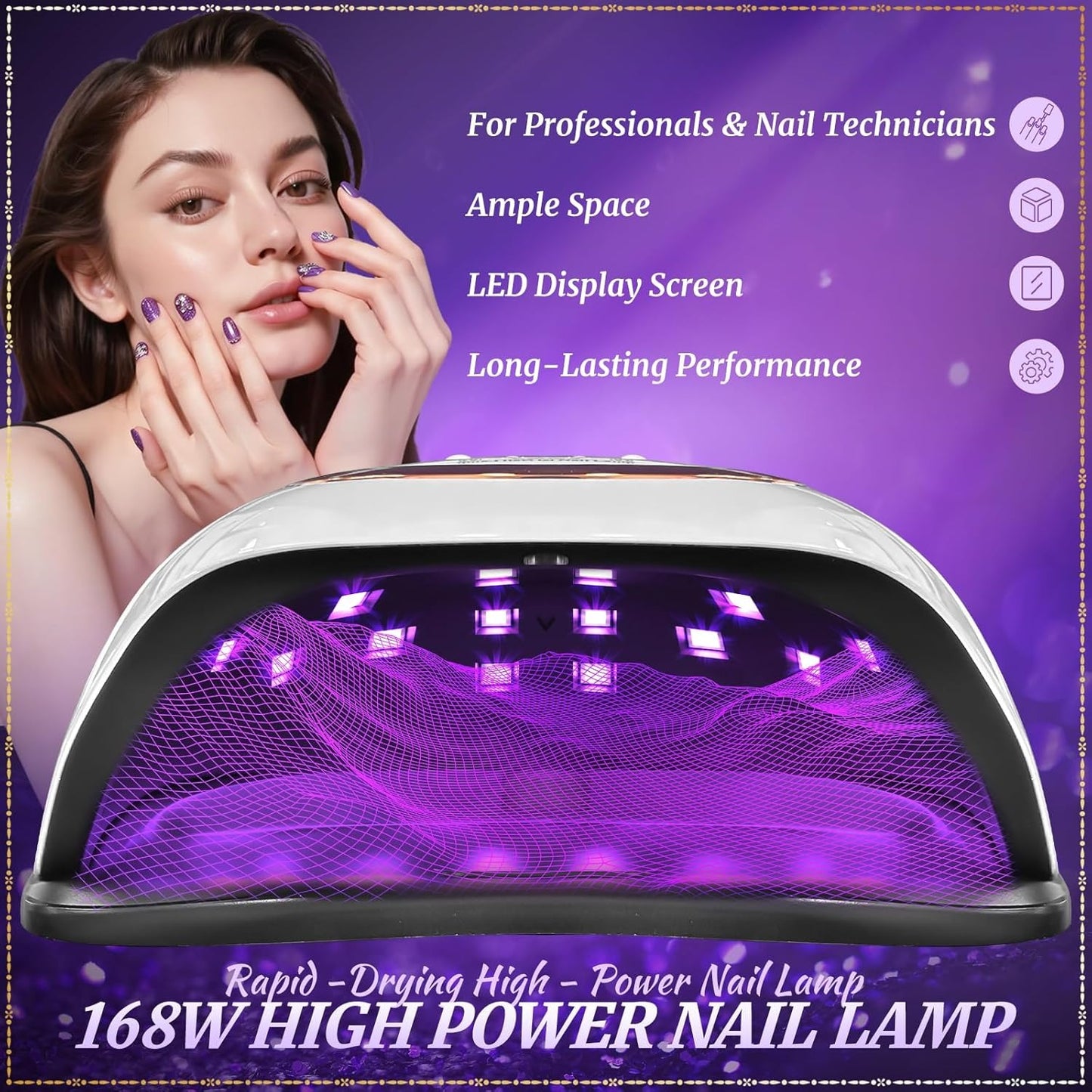 UV LED Nail Manicure Tool promotes healthy nail