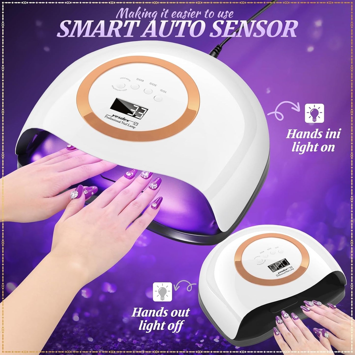 UV LED Nail Manicure Tool promotes healthy nail