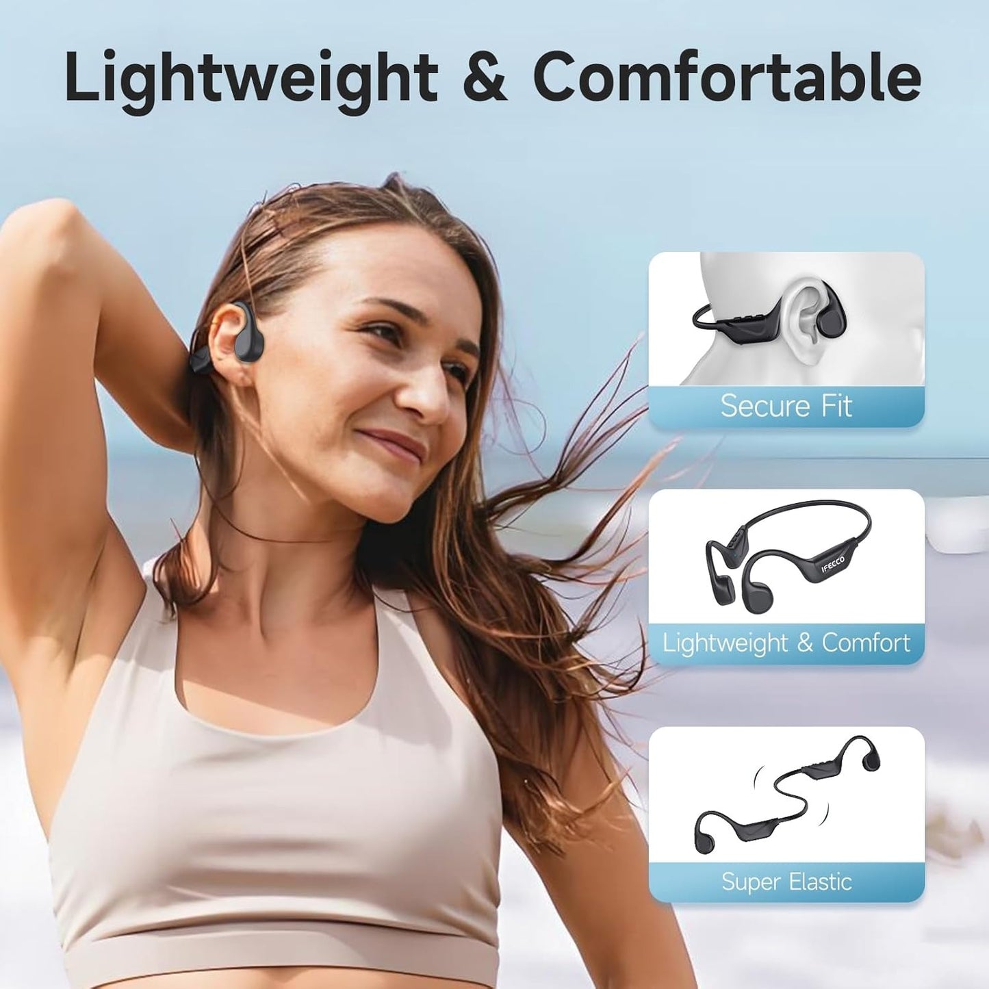 Bone Conduction Waterproof Earbuds