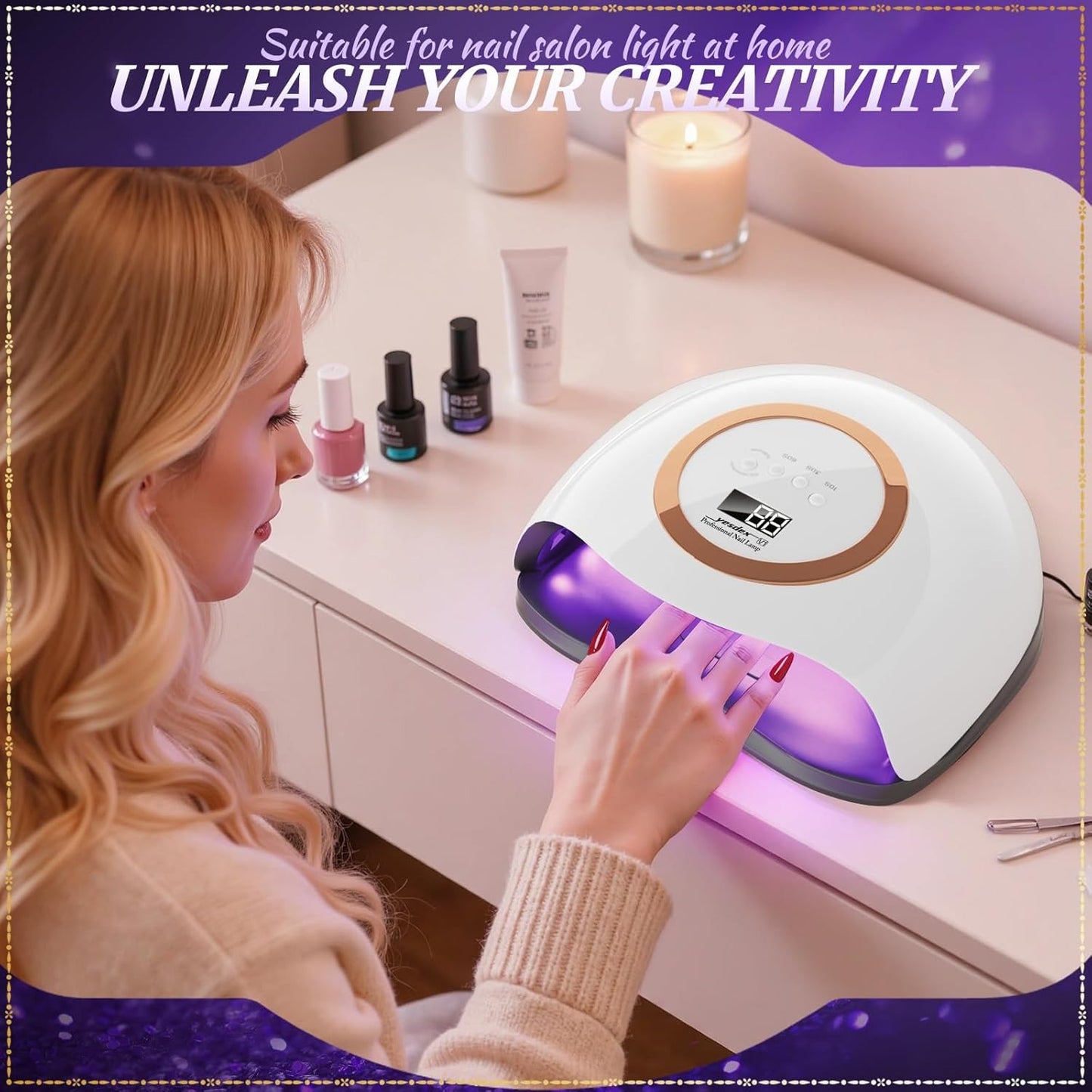 UV LED Nail Manicure Tool promotes healthy nail