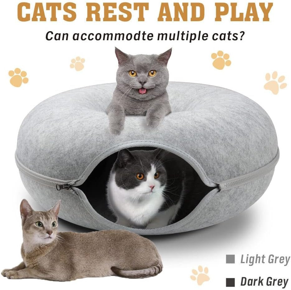 Cat Donut Tunnel Bed sturdy design