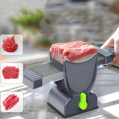 ONCE FOR ALL Fresh Meat Slicer Cleaver Kitchen Knife Set For Meat Slicing Shredding, Manual Jerky Cutter Food Slicer For Beef Pork Mutton For Home Cooking BBQ Hot Pot