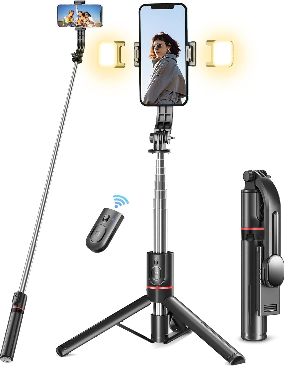 5 in 1 Vlogging Kit with Light MicrophoneTripod