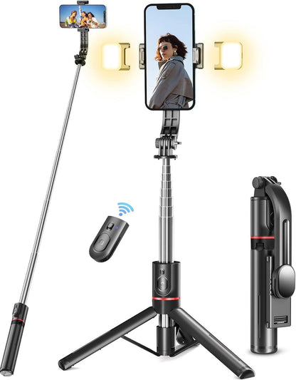 5 in 1 Vlogging Kit with Light MicrophoneTripod